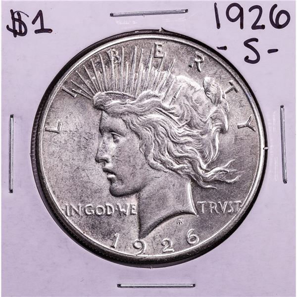 1926-S $1 Peace Silver Dollar Coin