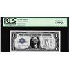 Image 1 : 1928A $1 Funnyback Silver Certificate Note Fr.1601 PCGS Very Choice New 64PPQ