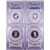 Image 1 : Lot of (4) Miscellaneous Proof United States PCGS Graded Coins