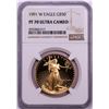 Image 1 : 1991-W $50 Proof American Gold Eagle Coin NGC PF70 Ultra Cameo