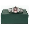Image 5 : Rolex Men's Stainless Steel Red Diamond Datejust Wristwatch