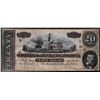 Image 1 : 1864 $20 Confederate States of America Note