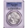 Image 1 : 1921 $1 Morgan Silver Dollar Coin PCGS MS64