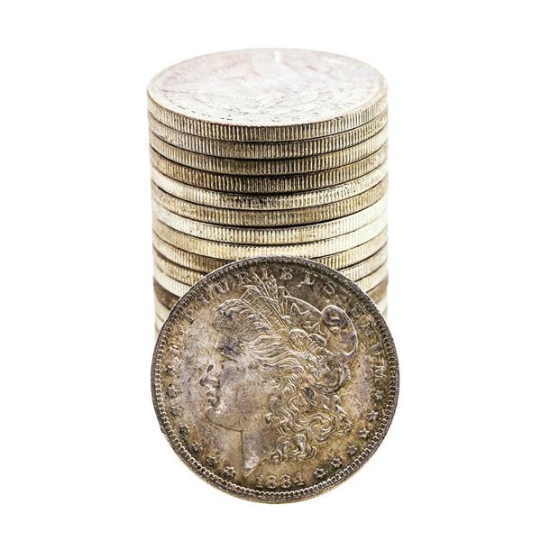 Roll of (20) Brilliant Uncirculated 1884-O $1 Morgan Silver Dollar Coins