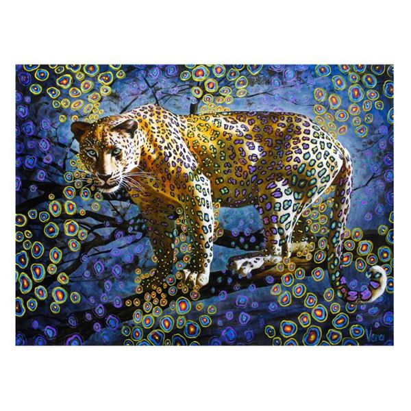 Goncharenko "Hunting By Moonlight" Original Oil On Canvas