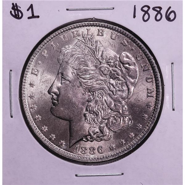1886 $1 Morgan Silver Dollar Coin