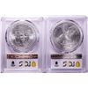 Image 2 : Lot of (2) 2021 Type 1 & 2 $1 American Silver Eagle Coins PCGS MS69