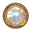 Image 2 : .999 Silver Atlantis Casino Resort Reno, NV $10 Casino Limited Edition Gaming Token