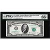 Image 1 : 1950D $10 Federal Reserve Note New York Fr.2014-B PMG Gem Uncirculated 66EPQ