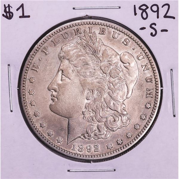 1892-S $1 Morgan Silver Dollar Coin