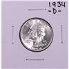 Image 1 : 1934-D Washington Quarter Coin