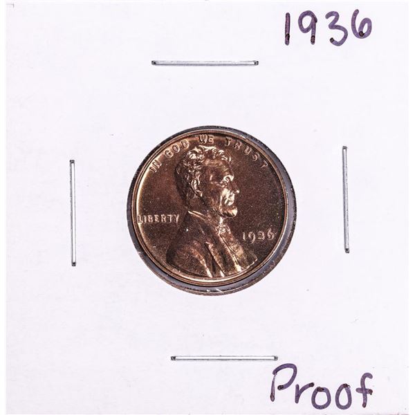 1936 Proof Lincoln Wheat Cent Coin