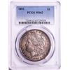 Image 1 : 1891 $1 Morgan Silver Dollar Coin PCGS MS62