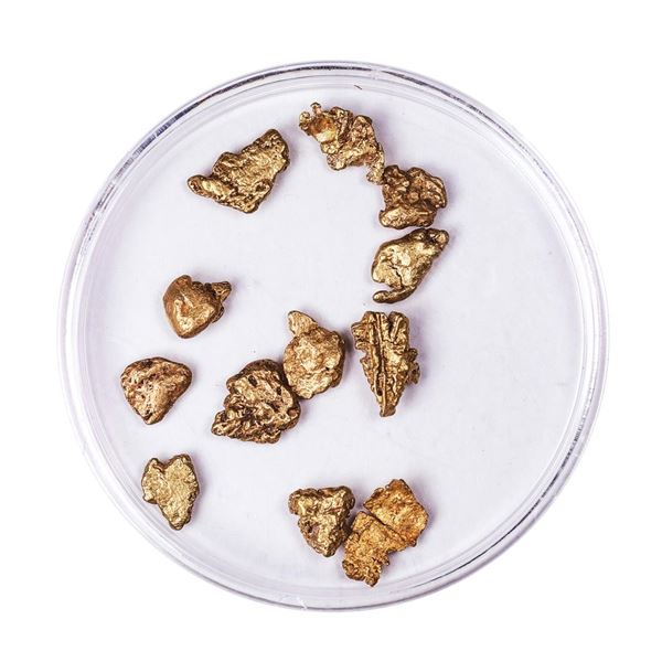 Lot of Gold Nuggets 3.56 Grams Total Weight