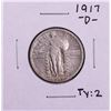 Image 1 : 1917-D Type 2 Standing Liberty Quarter Coin