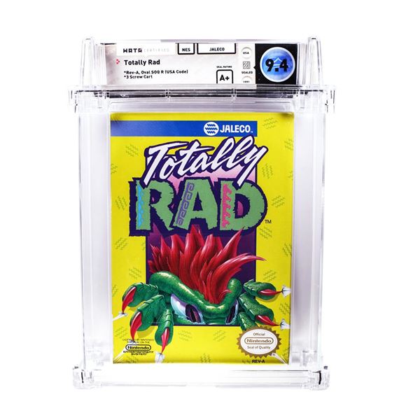 Totally Rad NES Nintendo Sealed Video Game WATA 9.4/A+