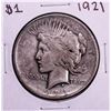 Image 1 : 1921 $1 Peace Silver Dollar Coin