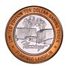 Image 1 : .999 Silver Flamingo Laughlin, NV $10 Casino Limited Edition Gaming Token