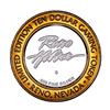 Image 2 : .999 Silver Reno Hilton Nevada $10 Casino Limited Edition Gaming Token