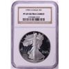 Image 1 : 1990-S $1 Proof American Silver Eagle Coin NGC PF69 Ultra Cameo