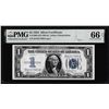 Image 1 : 1934 $1 Funnyback Silver Certificate Note Fr.1606 PMG Gem Uncirculated 66EPQ