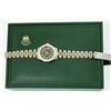 Image 4 : Rolex Ladies Two Tone Green Vignette 1 ctw VS Diamond Datejust Wristwatch