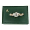 Image 9 : Rolex Ladies Two Tone Green Vignette 1 ctw VS Diamond Datejust Wristwatch