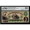 Image 1 : 1860s $50 Citizens Bank Louisiana Shreveport Obsolete Note PMG Choice Uncirculated 63
