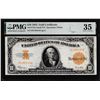 1922 $10 Gold Certificate Note Fr.1173a Small S/N PMG Choice Very Fine 35