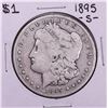 Image 1 : 1895-S $1 Morgan Silver Dollar Coin