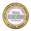 Image 1 : .999 Silver Binion's Horseshoe Las Vegas, NV $10 Casino Limited Edition Gaming Token