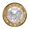 Image 1 : .999 Silver Golden Nugget Laughlin, Nevada $10 Limited Edition Casino Gaming Token