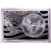 Image 2 : 1996 $1 American Silver Eagle Coin & 2oz Silver Bar Set