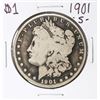 Image 1 : 1901-S $1 Morgan Silver Dollar Coin