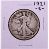 Image 1 : 1921-S Walking Liberty Half Dollar Coin