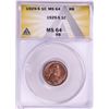Image 1 : 1929-S Lincoln Wheat Cent Coin ANACS MS64 RB