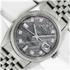 Image 1 : Rolex Men's Stainless Steel Meteorite Diamond Datejust Wristwatch