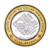 Image 2 : .999 Silver Reno/Tahoe International Airport $10 Casino Limited Edition Gaming Token