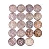 Image 3 : Roll of (19) 1934-S $1 Peace Silver Dollar Coins Circulated