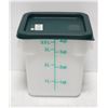 Image 1 : NEW JOHNSON ROSE 4QT SQUARE DRY INGREDIENT BIN W/