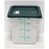 Image 1 : NEW JOHNSON ROSE 4QT SQUARE DRY INGREDIENT BIN W/