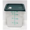Image 1 : NEW JOHNSON ROSE 4QT SQUARE DRY INGREDIENT BIN W/