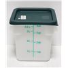 Image 1 : NEW JOHNSON ROSE 4QT SQUARE DRY INGREDIENT BIN W/