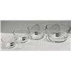 Image 1 : SET OF 4 ARCOROC UNISSON STACKABLE GLASS BOWLS