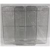 Image 1 : LOT OF 3 NEW WINCO 10" X 18" COOLING RACK / PAN