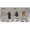 Image 4 : SET OF 6 NEW HERMITAGE EUROPEAN BEER GLASSES