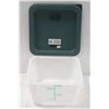 Image 2 : NEW JOHNSON ROSE 2QT SQUARE DRY INGREDIENT BIN W/