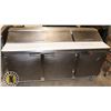 Image 1 : BEVERAGE AIR 3 DOOR REFRIDGERATED PREP TABLE