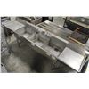 Image 1 : LARGE 3 WELL STAINLESS STEEL DUAL DRAINBOARD SINK