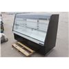 Image 2 : 6' CURVED GLASS DISPLAY COOLER W/ SHELVES